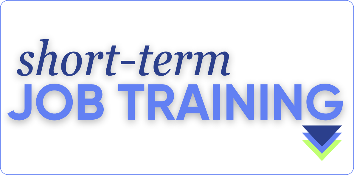 short term job training graphic
